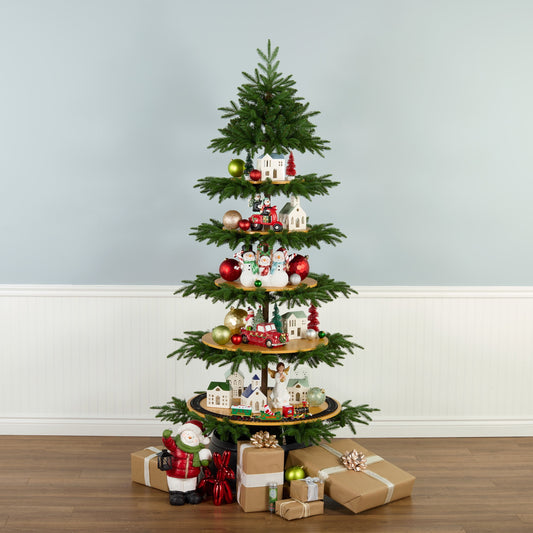 Bring holiday magic home with a 7.5ft realistic tree—easy to set up and stunning!